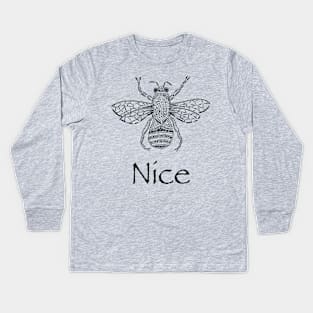 Bee nice Kids Long Sleeve T-Shirt